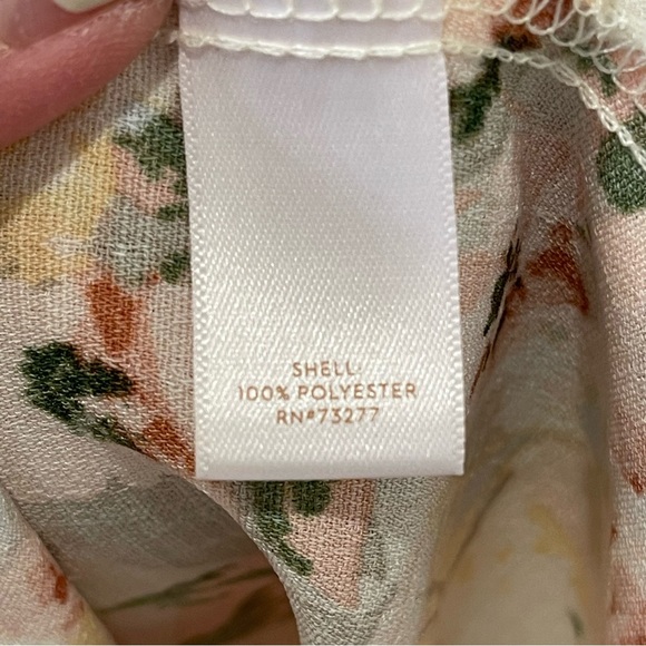 LC Lauren Conrad Chic Bloom Floral Mini Dress Size Large - Picture 10 of 11